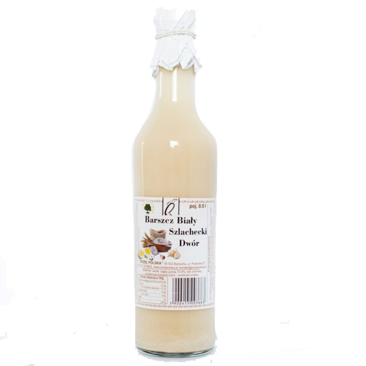 Barszcz Biały Szlachecki Dwór Orzeł 500ml Barszcz Biały Szlachecki Dwór Orzeł 500ml