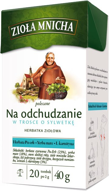 Herbata Big-Active Funkcjonalne Zioła Mnicha na Odchudzanie Herbata Big-Active Funkcjonalne Zioła Mnicha na Odchudzanie