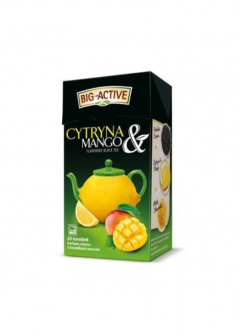 Herbata Czarna Big-Active Cytryna Mango