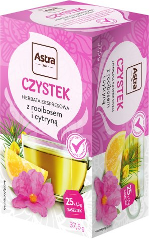 Herbata Ekspresowa Astra Czystek z Rooibosem i Cytryną