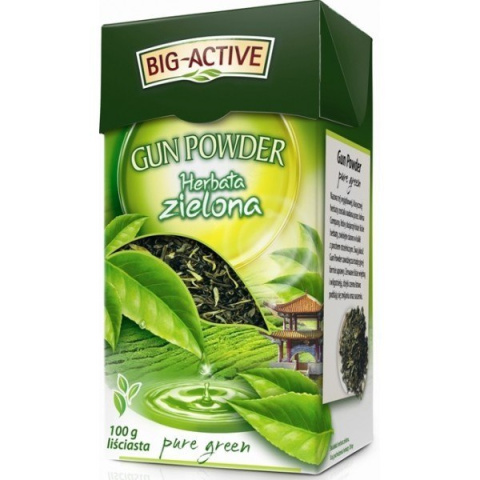 Herbata Liściasta Zielona Big-Active Gun Powder