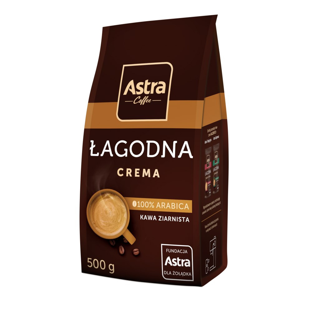 Kawa Ziarnista Astra Łagodna Crema Kawa Ziarnista Astra Łagodna Crema