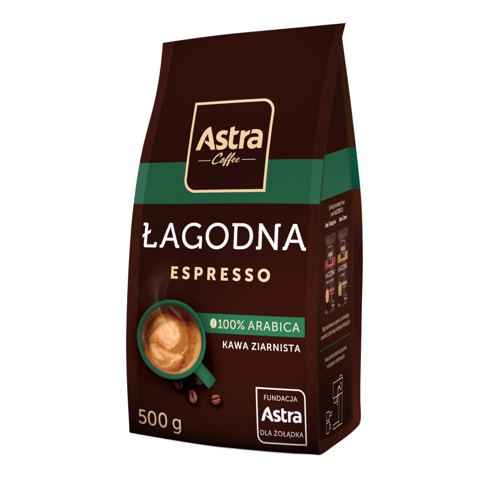 Kawa Ziarnista Astra Łagodna Espresso