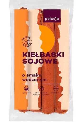 Kiełbaski Sojowe Wędzone 200g Kiełbaski Sojowe Wędzone 200g