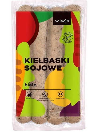 Kiełbasa biała VEGE 250g Kiełbasa biała VEGE 250g