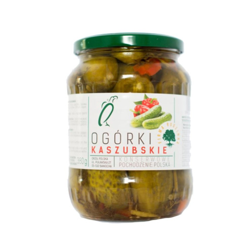 Ogórki Kaszubskie Orzeł 720g Ogórki Kaszubskie Orzeł 720g