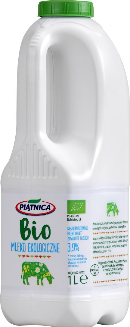 Mleko ekologiczne Bio 1 L 3,9%