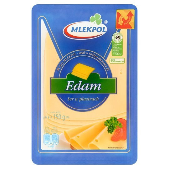Ser Plastry Edam Mlekpol 150g Ser Plastry Edam Mlekpol 150g