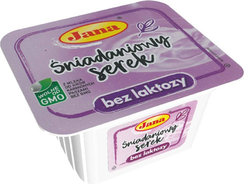 Serek Śniadaniowy bez laktozy Jana 200g Serek Śniadaniowy bez laktozy Jana 200g