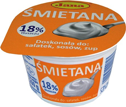 Śmietana 18% 200g Śmietana 18% 200g