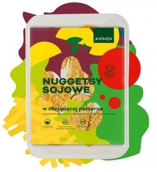 Nuggetsy sojowe w chrupiącej panierce 140g Nuggetsy sojowe w chrupiącej panierce 140g