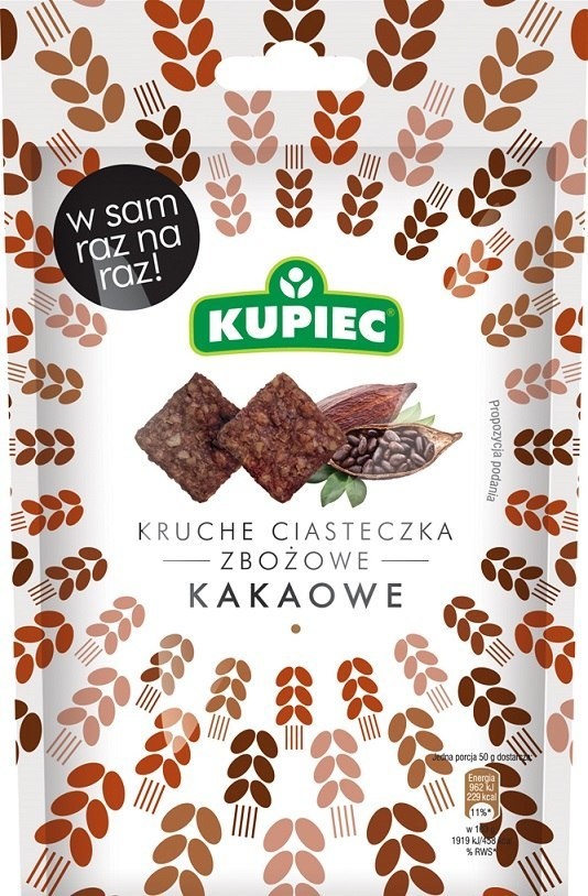 Ciasteczka Zbozowe kakaowe 50g Ciasteczka Zbozowe kakaowe 50g