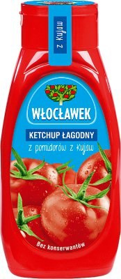 Ketchup Włocławek łagodny 480g Ketchup Włocławek łagodny 480g