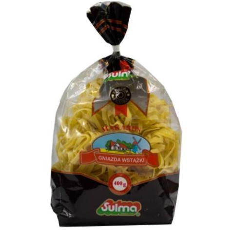 Makaron Gniazdka Wstążki 400G SULMA Makaron Gniazdka Wstążki 400G SULMA