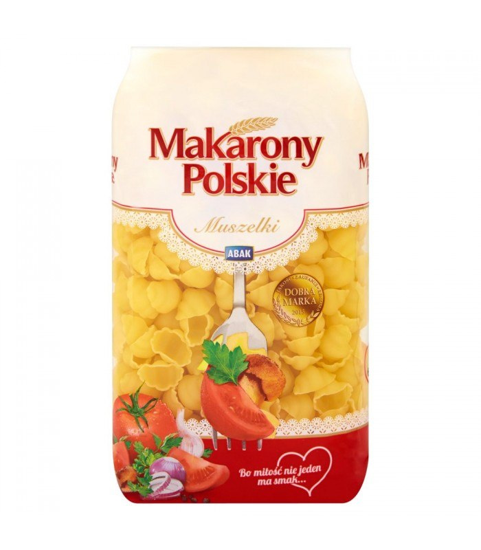 Makaron MUSZELKI. Makarony Polskie 400 g Makaron MUSZELKI. Makarony Polskie 400 g