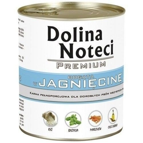 Mokra karma dla psa Premium bogata w jagnięcinę. Dolina Noteci 400g Mokra karma dla psa Premium bogata w jagnięcinę. Dolina Noteci 400g