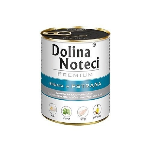 Mokra karma dla psa Premium bogata w pstrąga. Dolina Noteci 400g Mokra karma dla psa Premium bogata w pstrąga. Dolina Noteci 400g