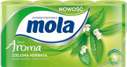 Mola Papier Toaletowy Aroma Zielona Herbata Zielony Mola Papier Toaletowy Aroma Zielona Herbata Zielony