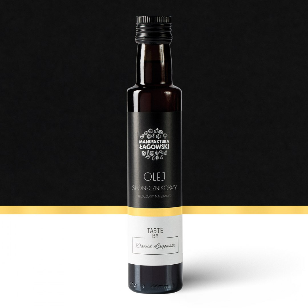 Olej słonecznikowy 250 ml Manufaktura Łagowski Olej słonecznikowy 250 ml Manufaktura Łagowski