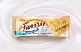 Wafle Familijne śmietankowe Jutrzenka 180g Wafle Familijne śmietankowe Jutrzenka 180g