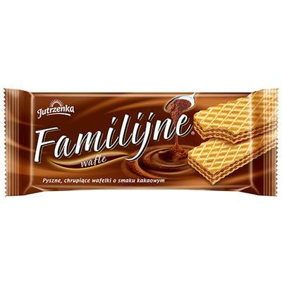 Wafle Familijne kakaowe Jutrzenka 180g Wafle Familijne kakaowe Jutrzenka 180g