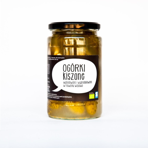 Ogórki Kiszone Eko Folwar Wąsowo 705g Ogórki Kiszone Eko Folwar Wąsowo 705g